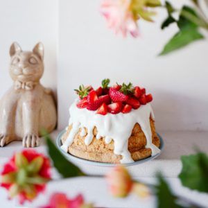 Angel cake : le gâteau des anges à la fraise